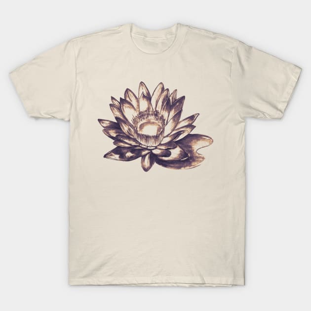 Flower illustration drawing lilly T-Shirt by carolsalazar